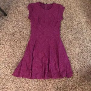 Purple mini dress